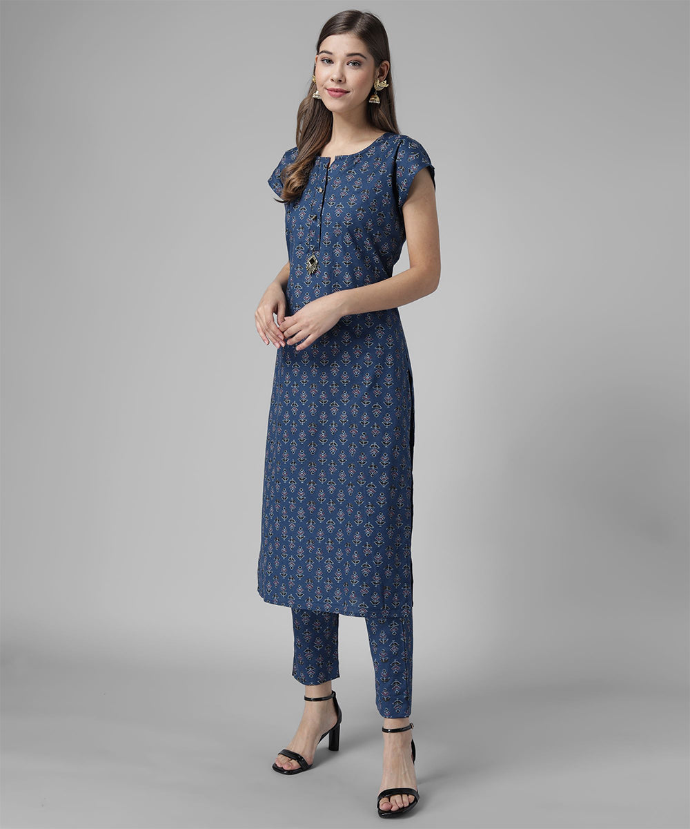 Printed Kutra Palazzo Set