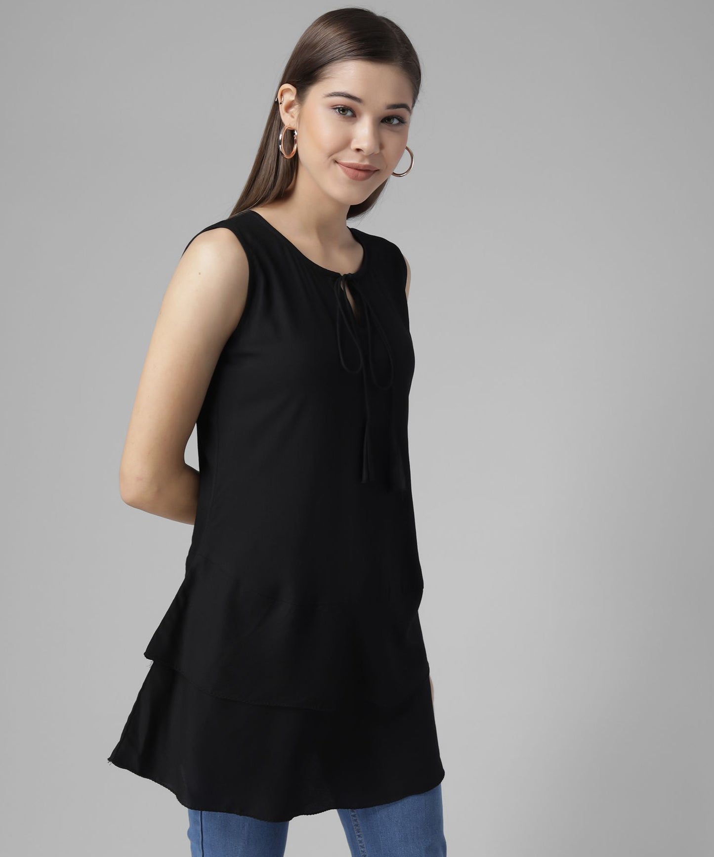 Rudraaksha women solid tunic