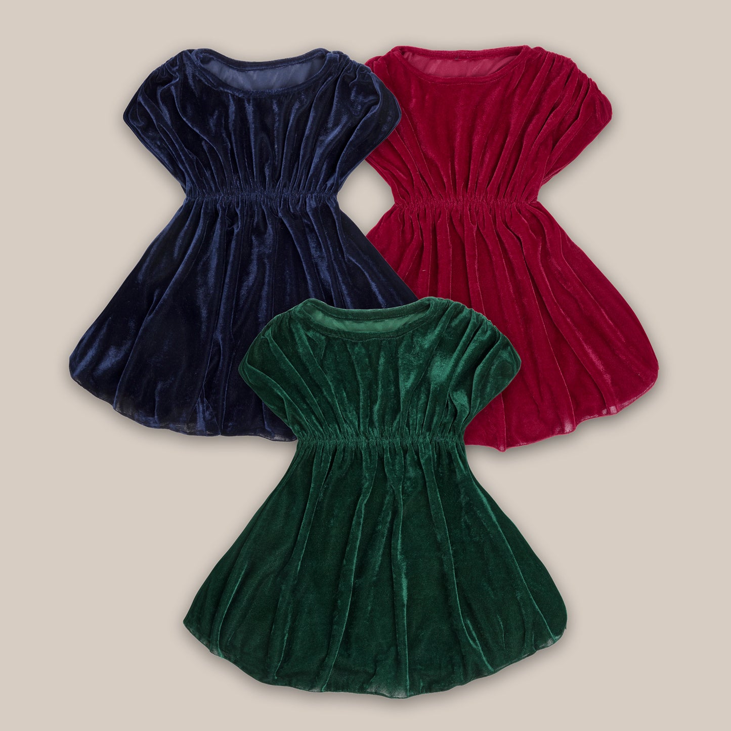 Rudraaksha stylish dress for kids girls (Pack Of 3)