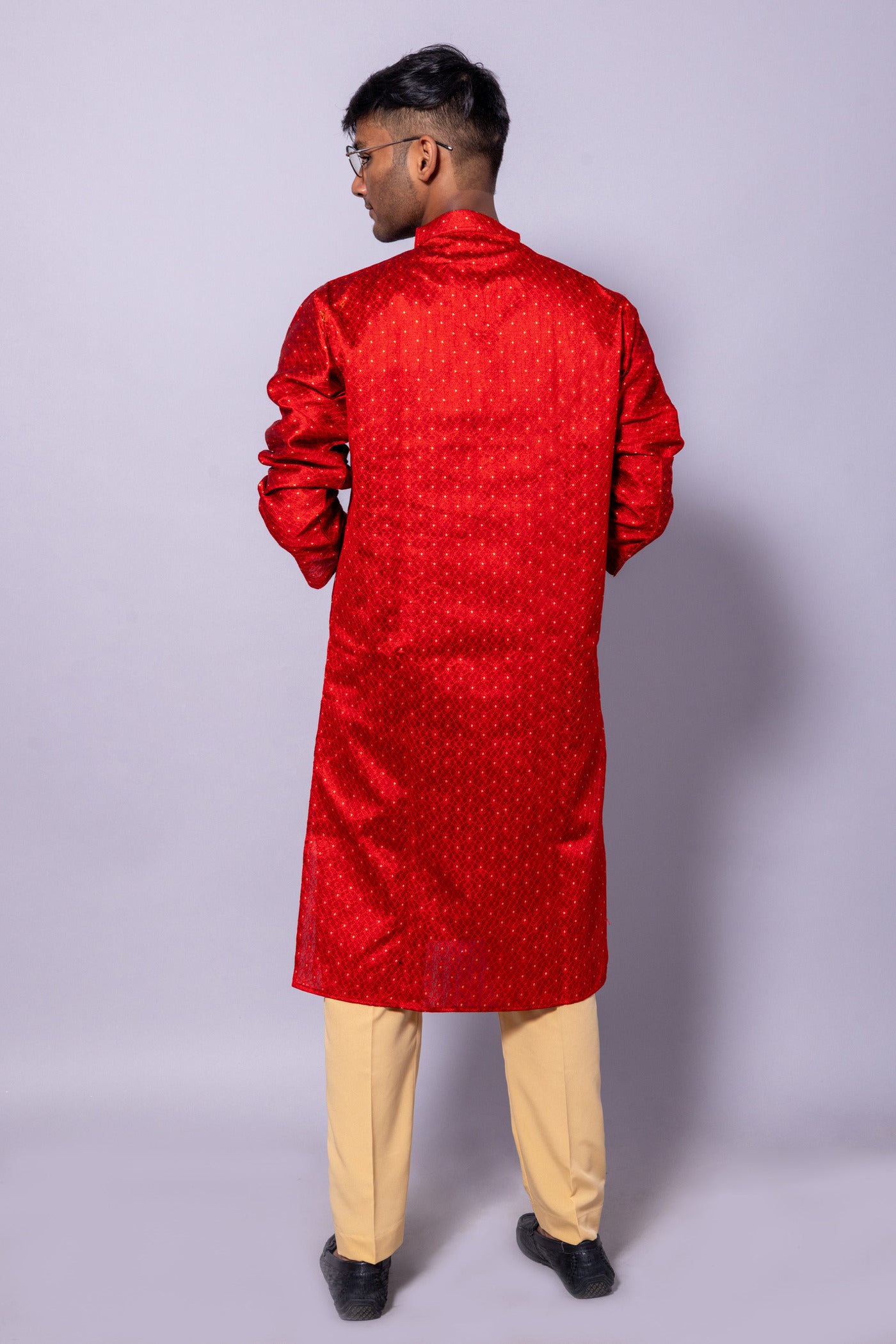 Men's Silk Kurta Pyjama Set