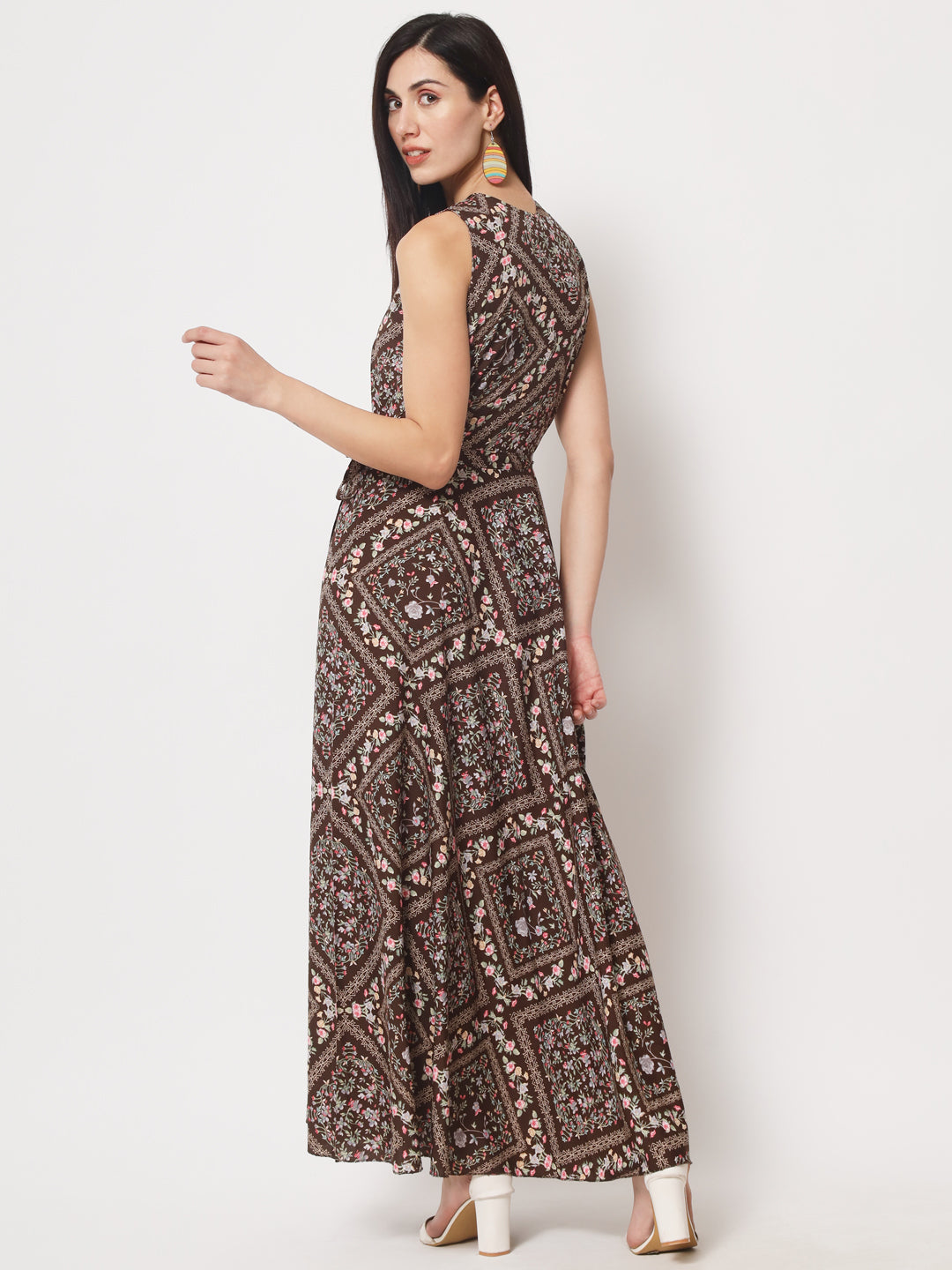Rudraaksha stylish and trendy maxi dress for women RUDRAAKSHA