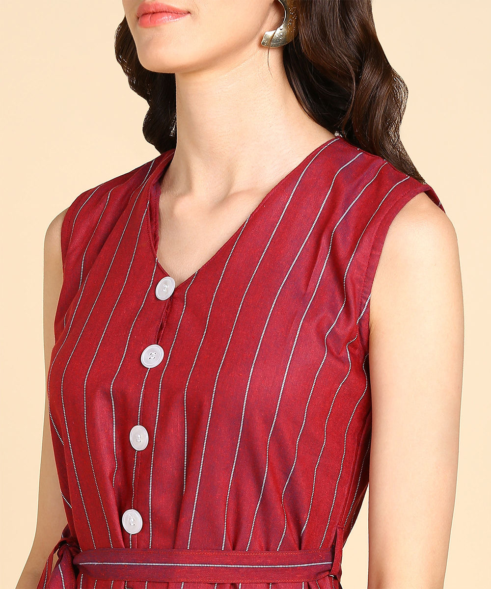 Rudraaksha Stylish Striped Dress For women