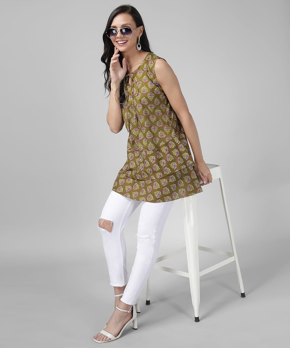 women printed tunic