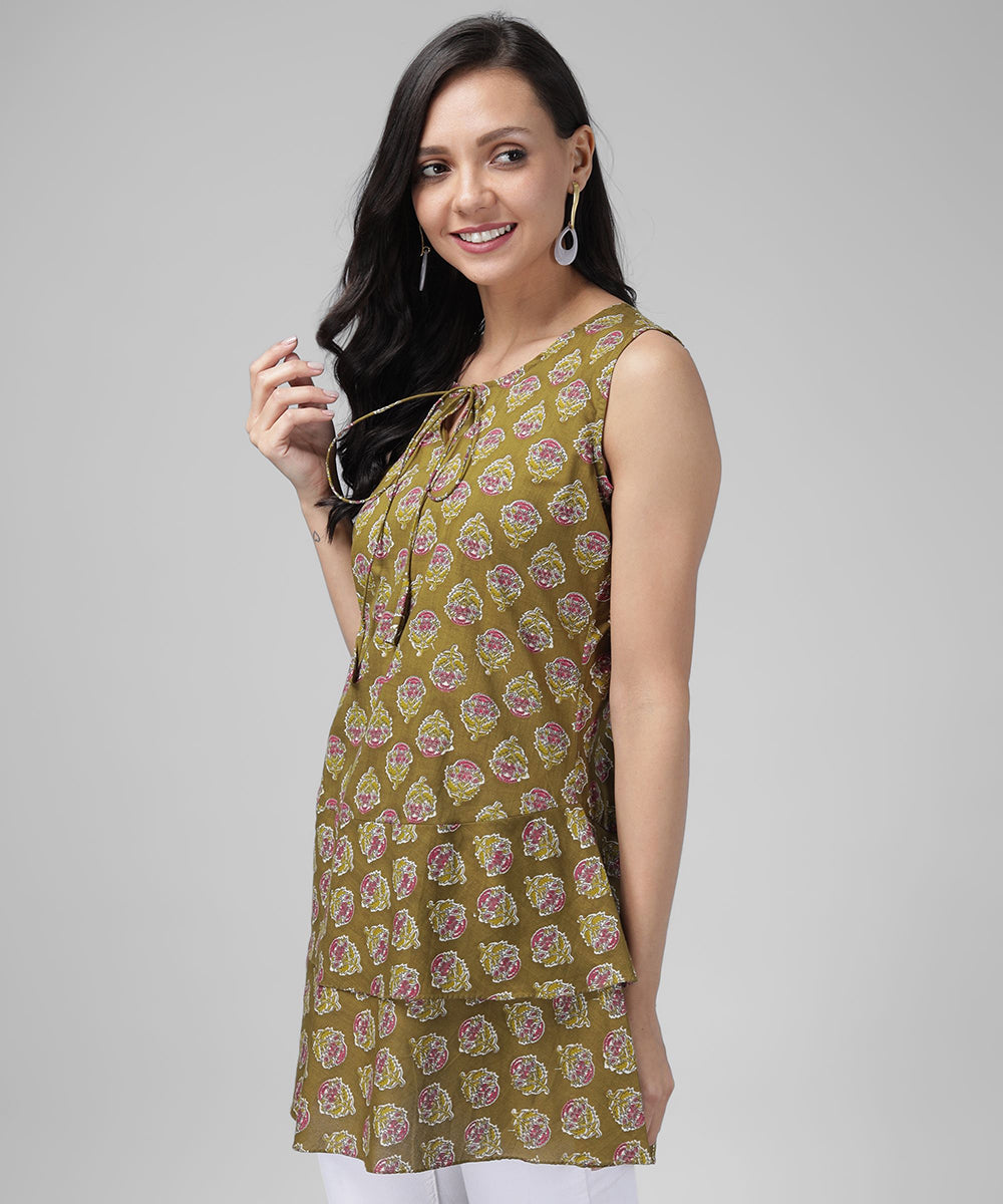 women printed tunic