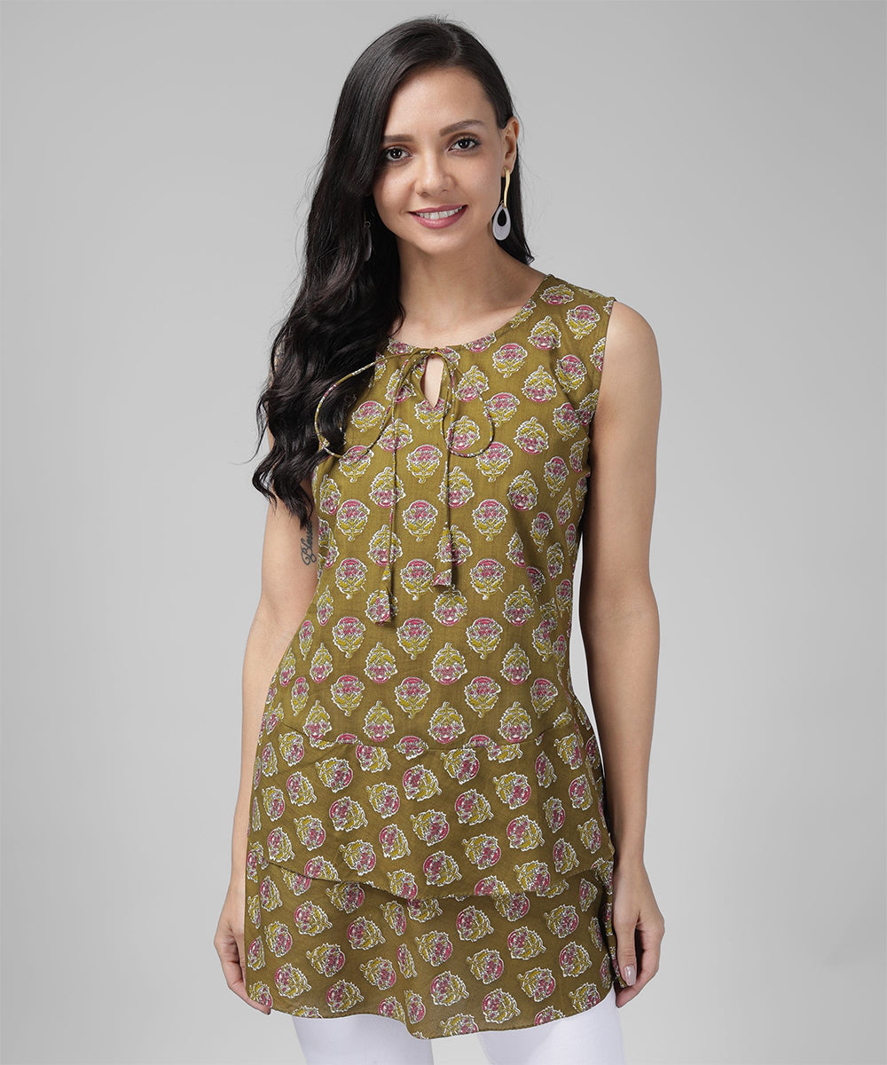 women printed tunic