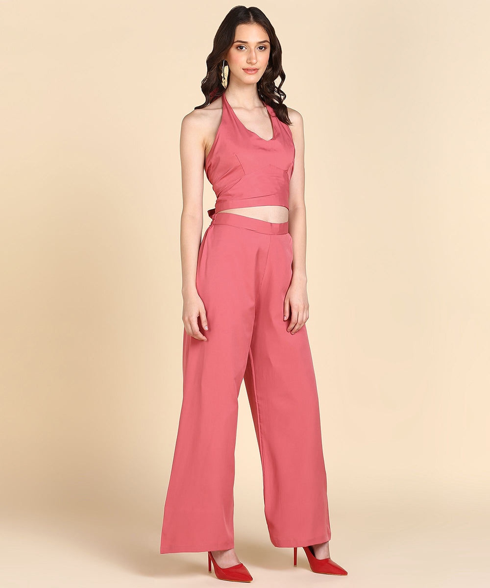 Rudraaksha Stylish solid Co-Ord-Set For women