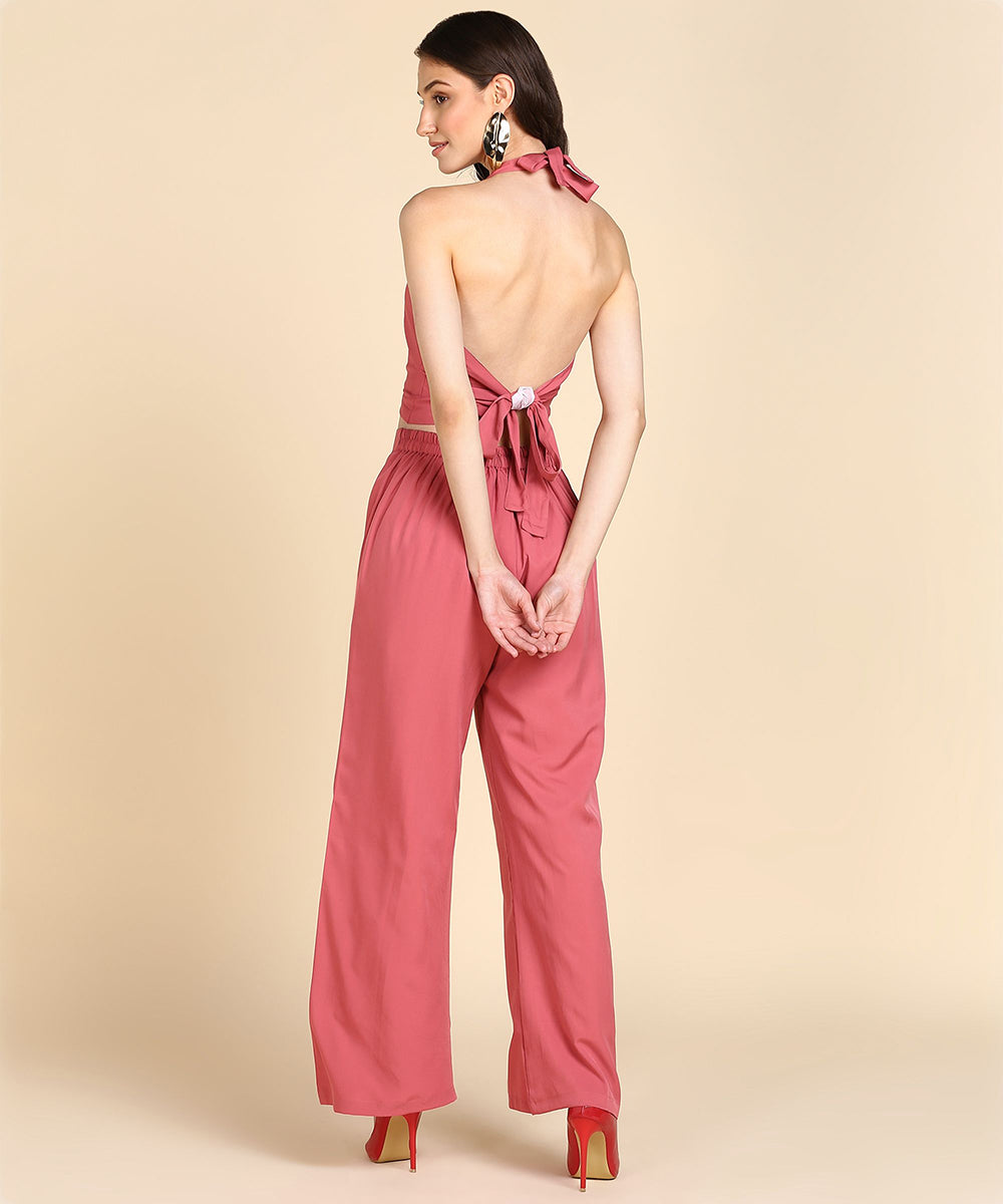 Rudraaksha Stylish solid Co-Ord-Set For women