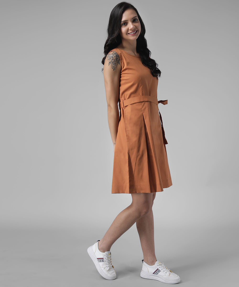 Cotton Plain Dress