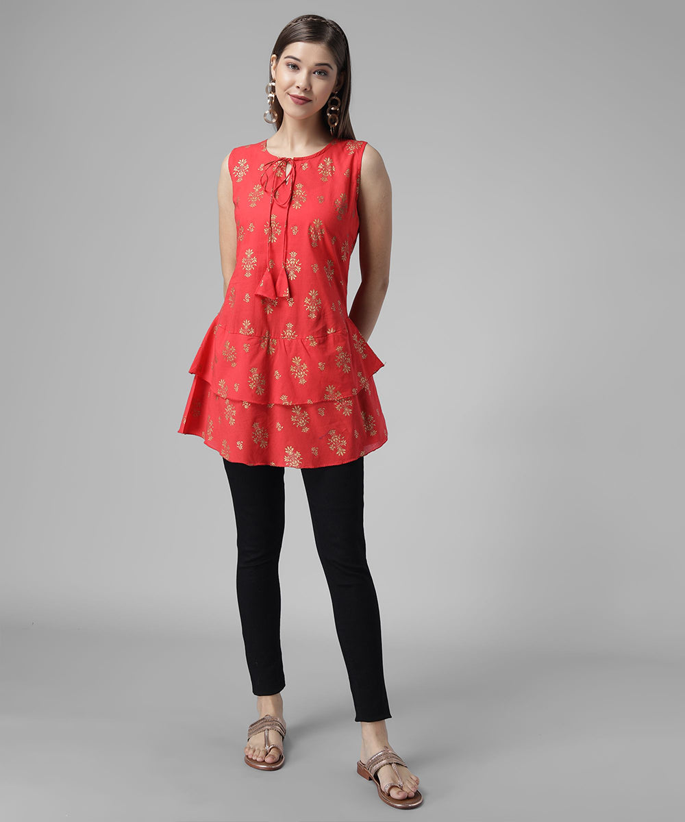 women printed tunic