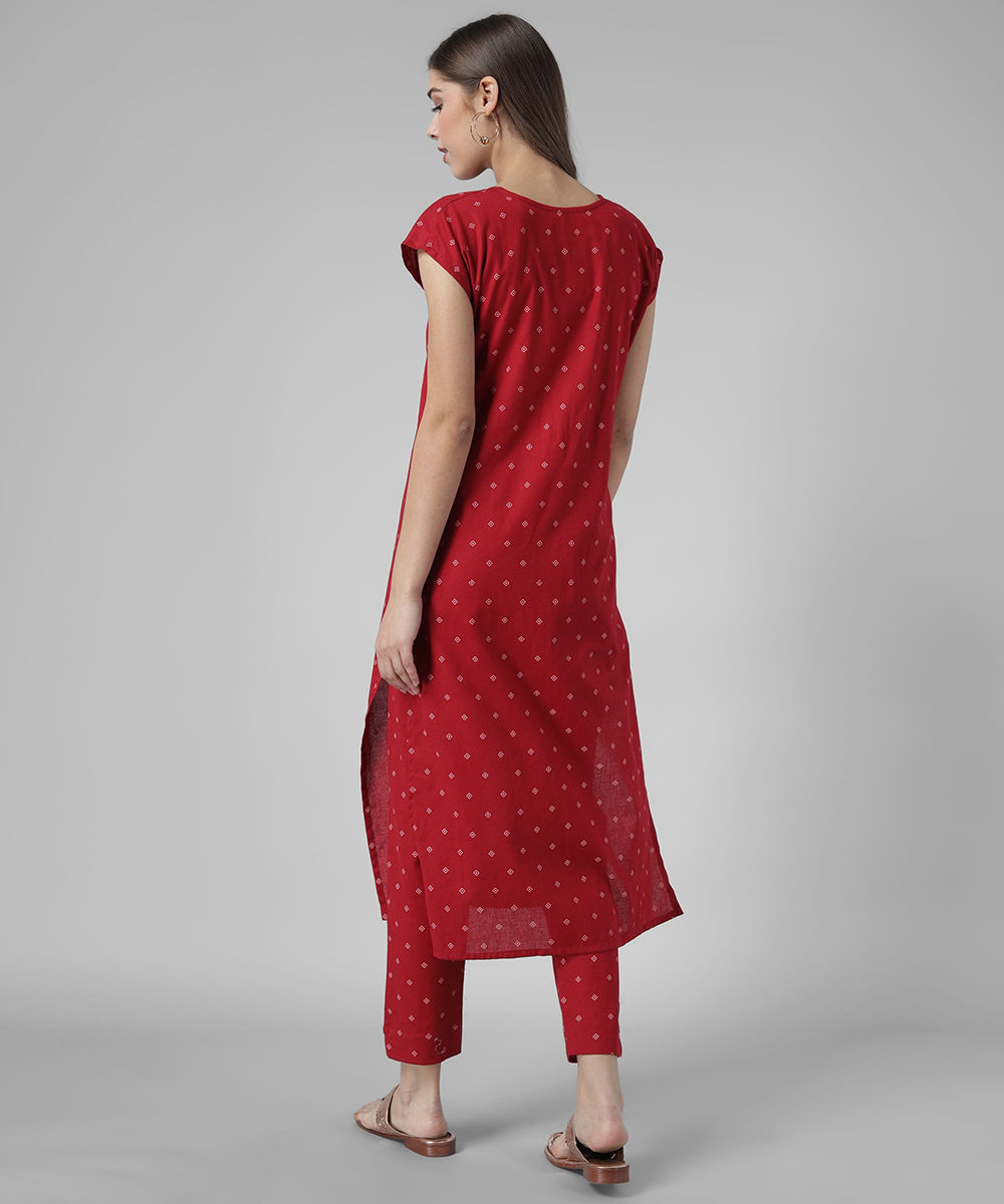 Printed Kutra Palazzo Set