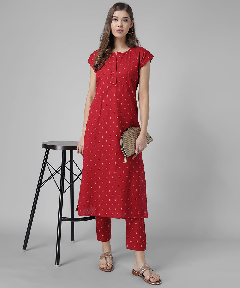 Printed Kutra Palazzo Set