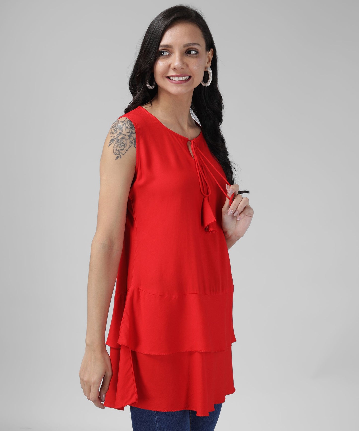 Rudraaksha women solid tunic
