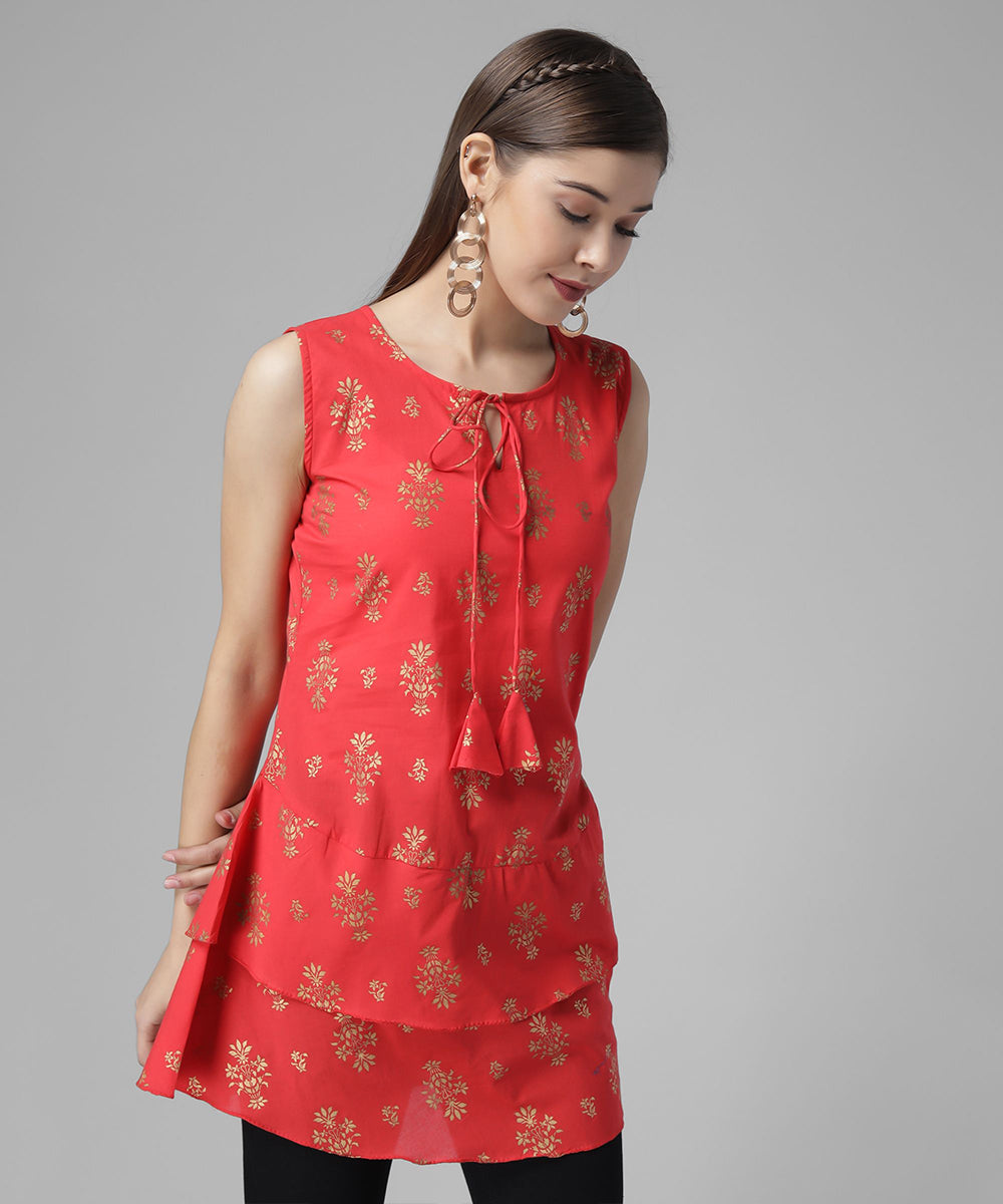 women printed tunic