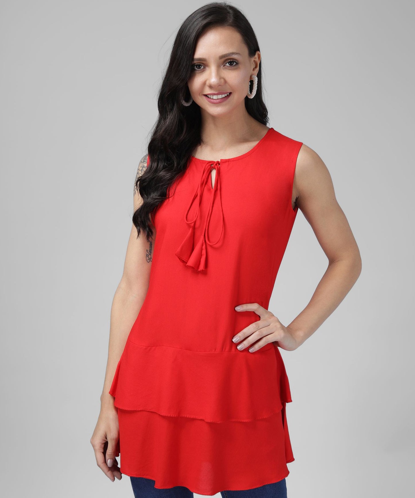 Rudraaksha women solid tunic