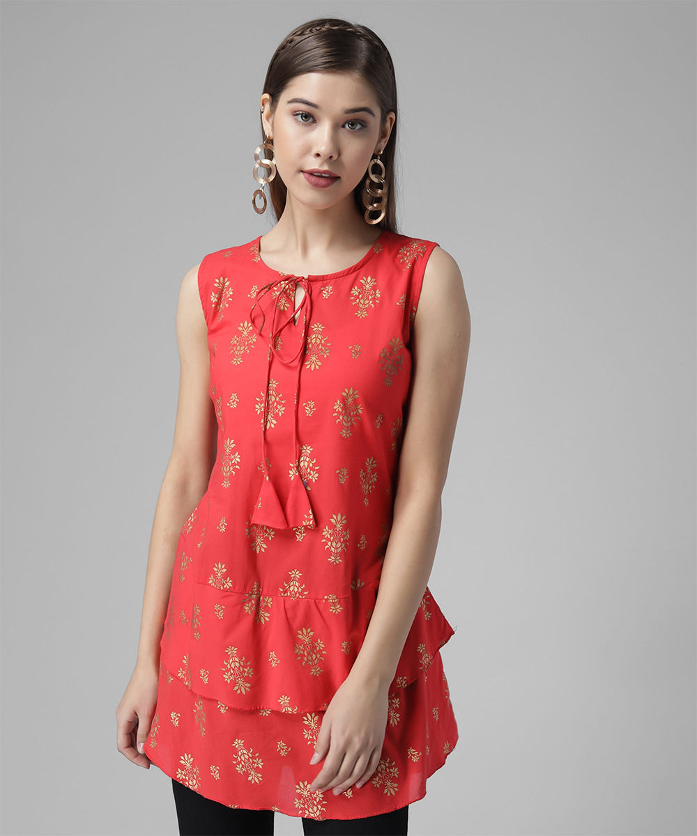 women printed tunic