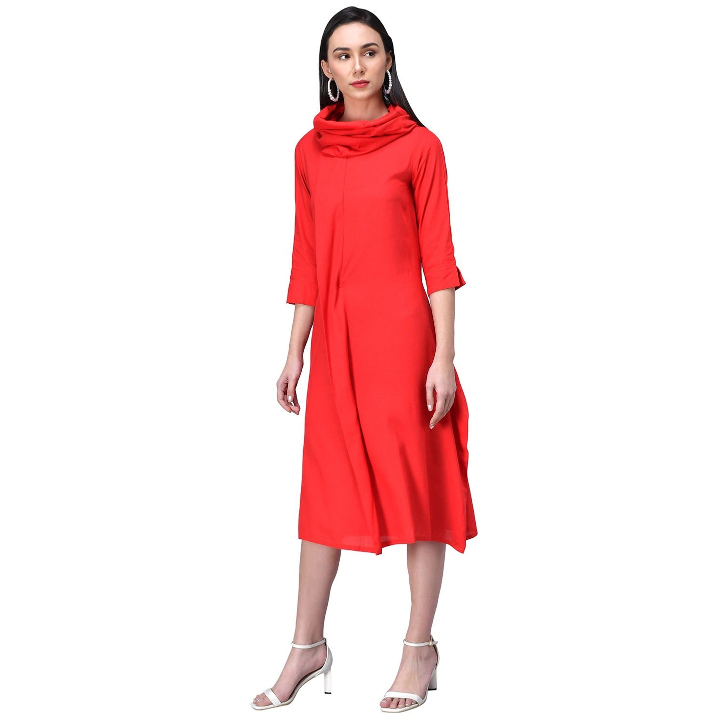 Rudraaksha women cowl neck dress