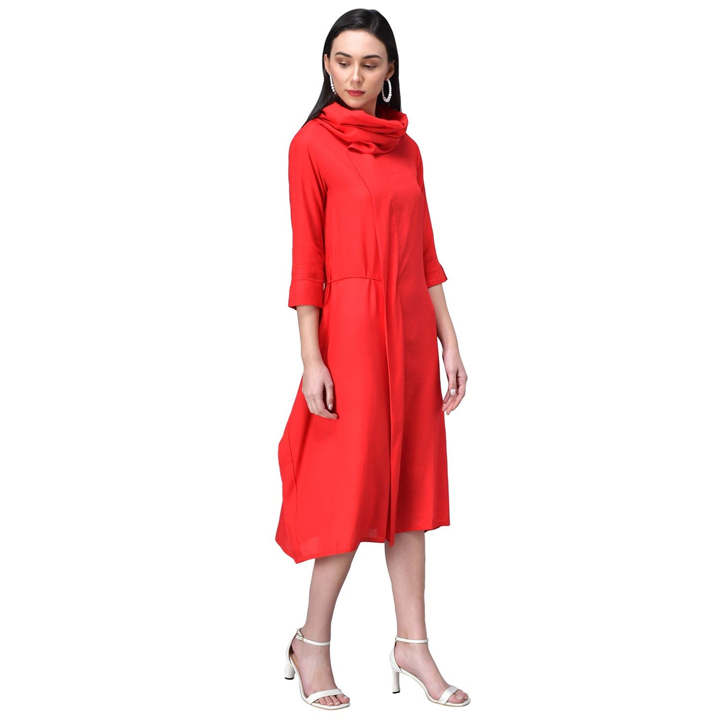 Rudraaksha women cowl neck dress