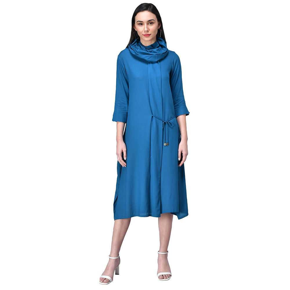 Rudraaksha women cowl neck dress