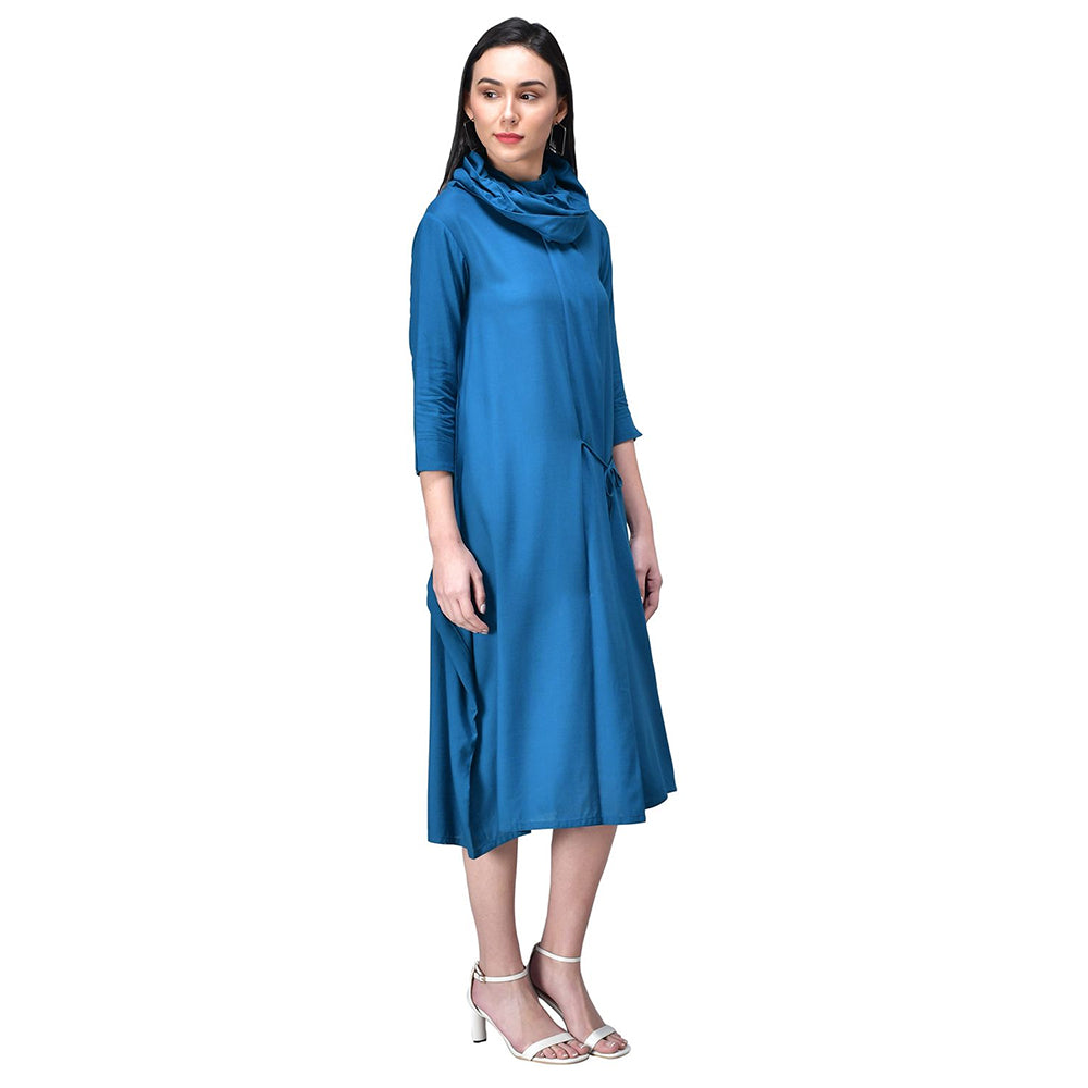 Rudraaksha women cowl neck dress