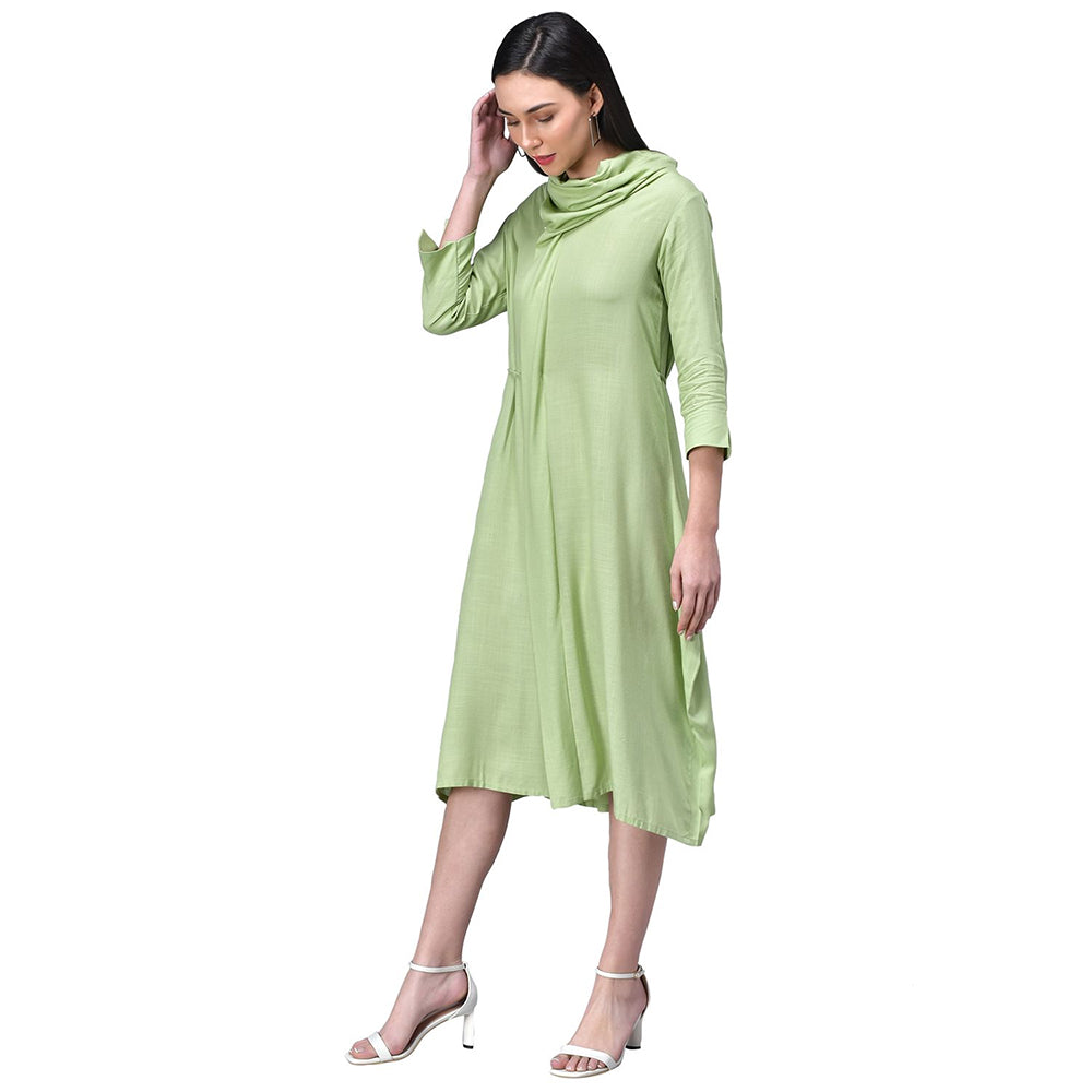 Rudraaksha women cowl neck dress