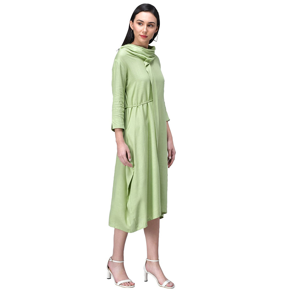 Rudraaksha women cowl neck dress