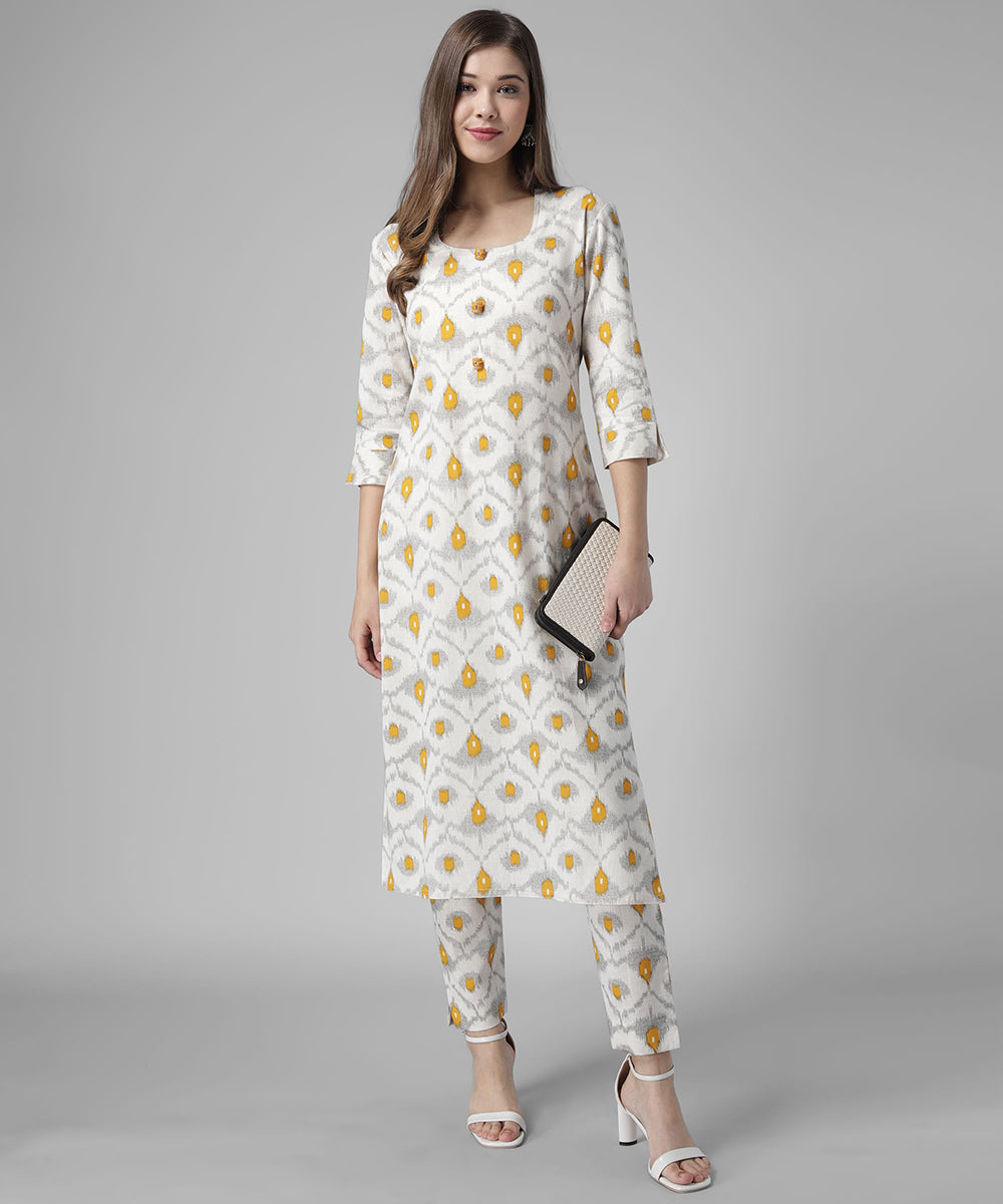 Printed Kutra Palazzo Set