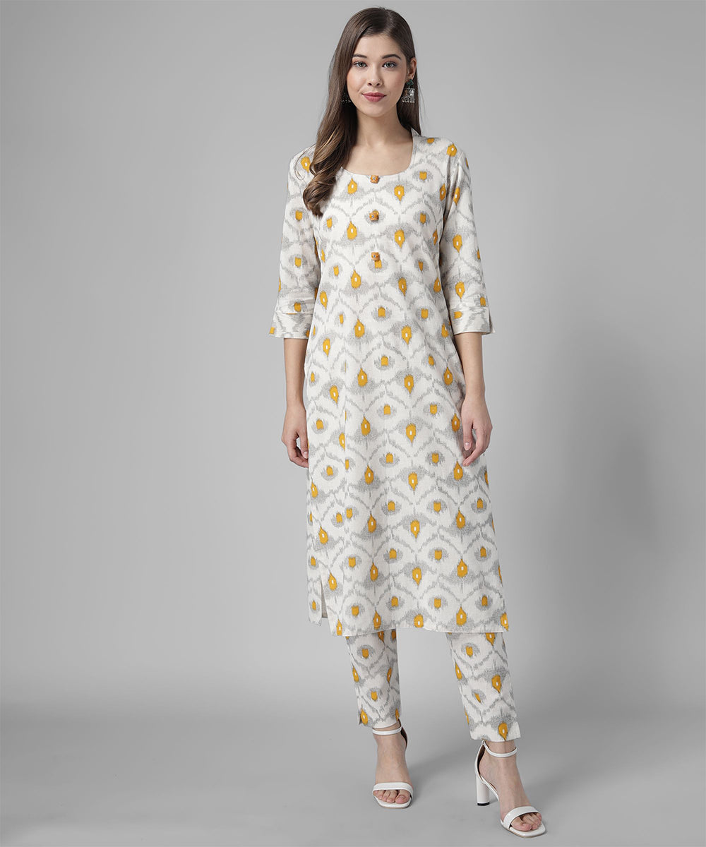 Printed Kutra Palazzo Set