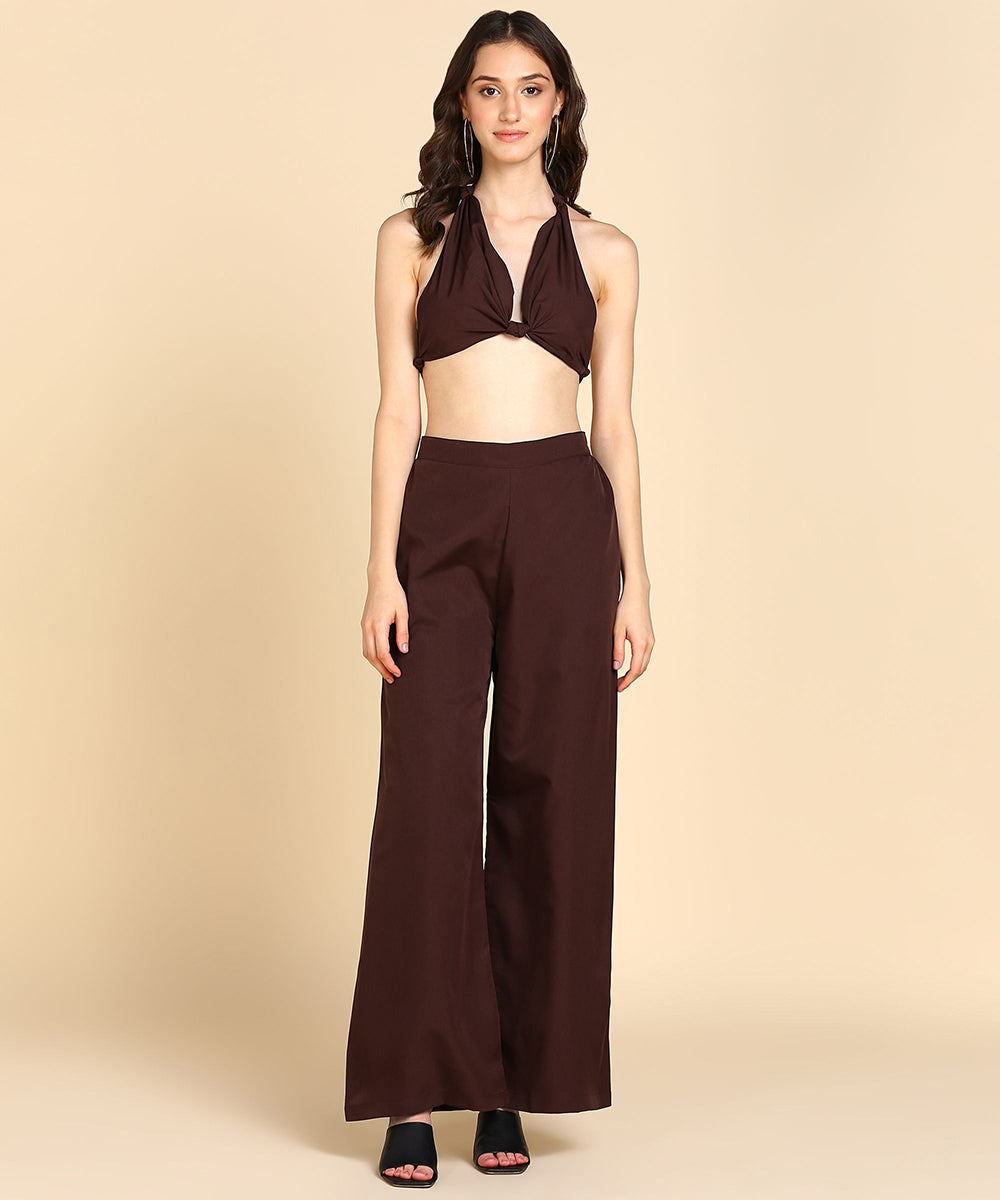 Rudraaksha Stylish solid Co-Ord-Set For women
