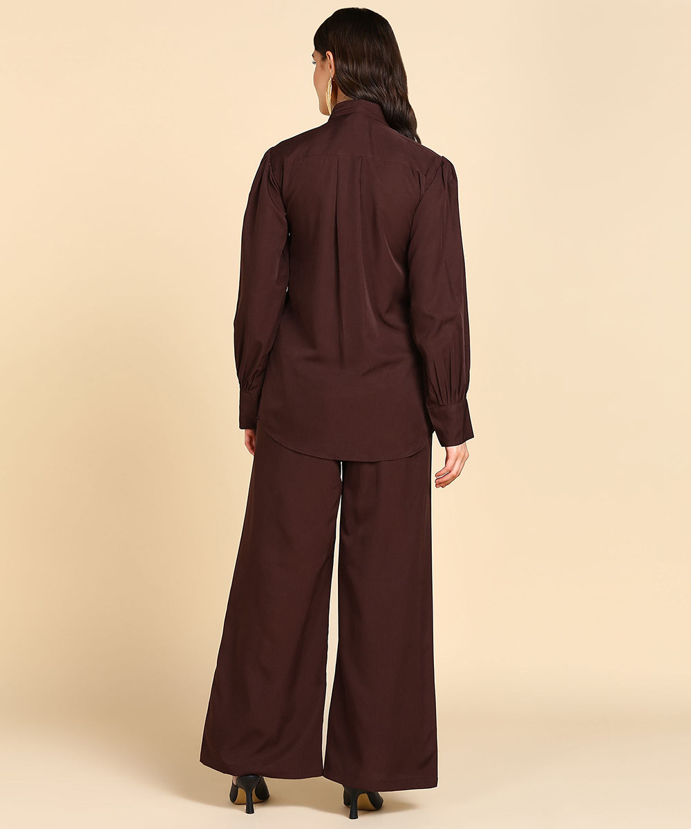 Rudraaksha Stylish solid Co-Ord-Set For women
