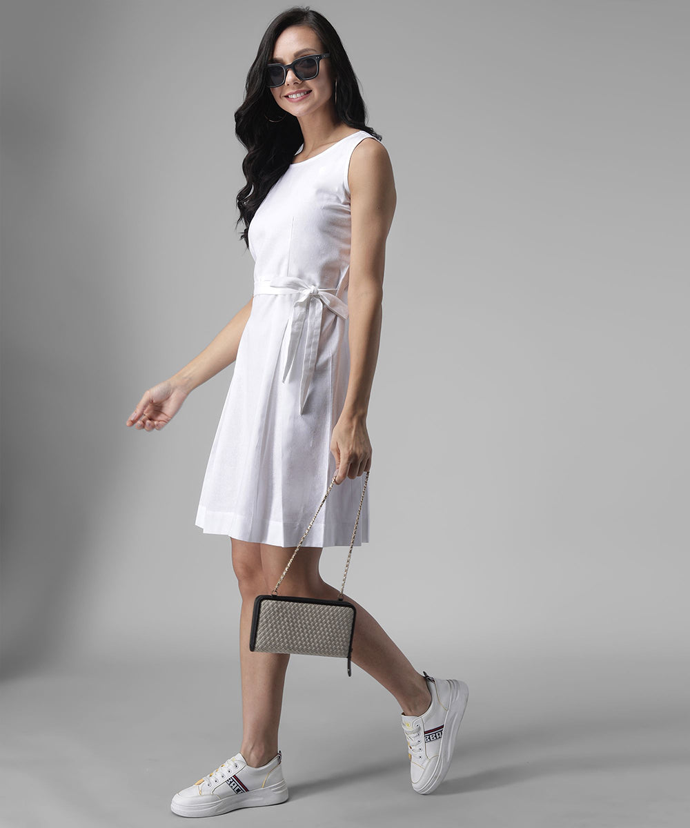 Cotton Plain Dress