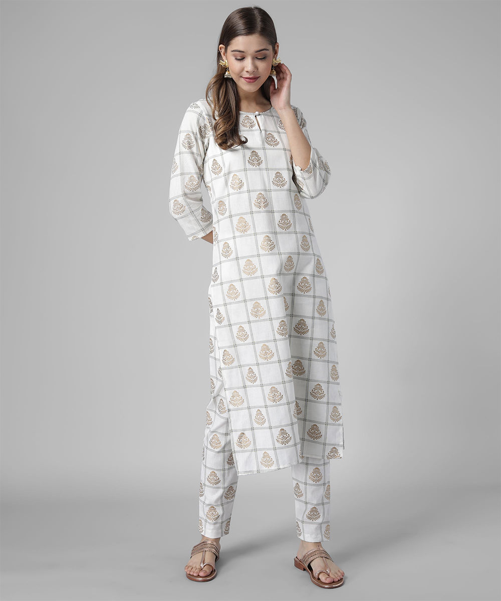 Printed Kutra Palazzo Set RUDRAAKSHA