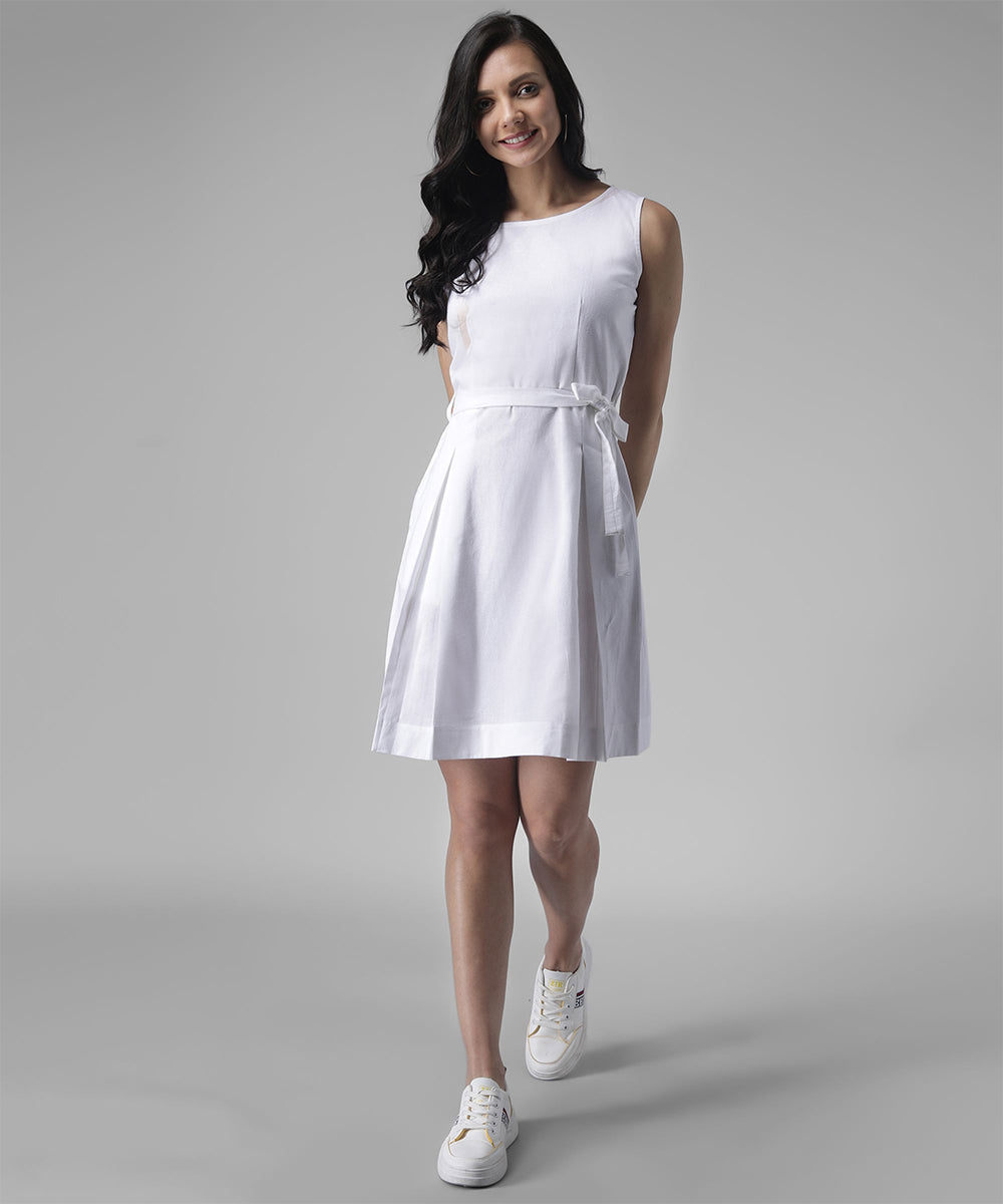 Cotton Plain Dress