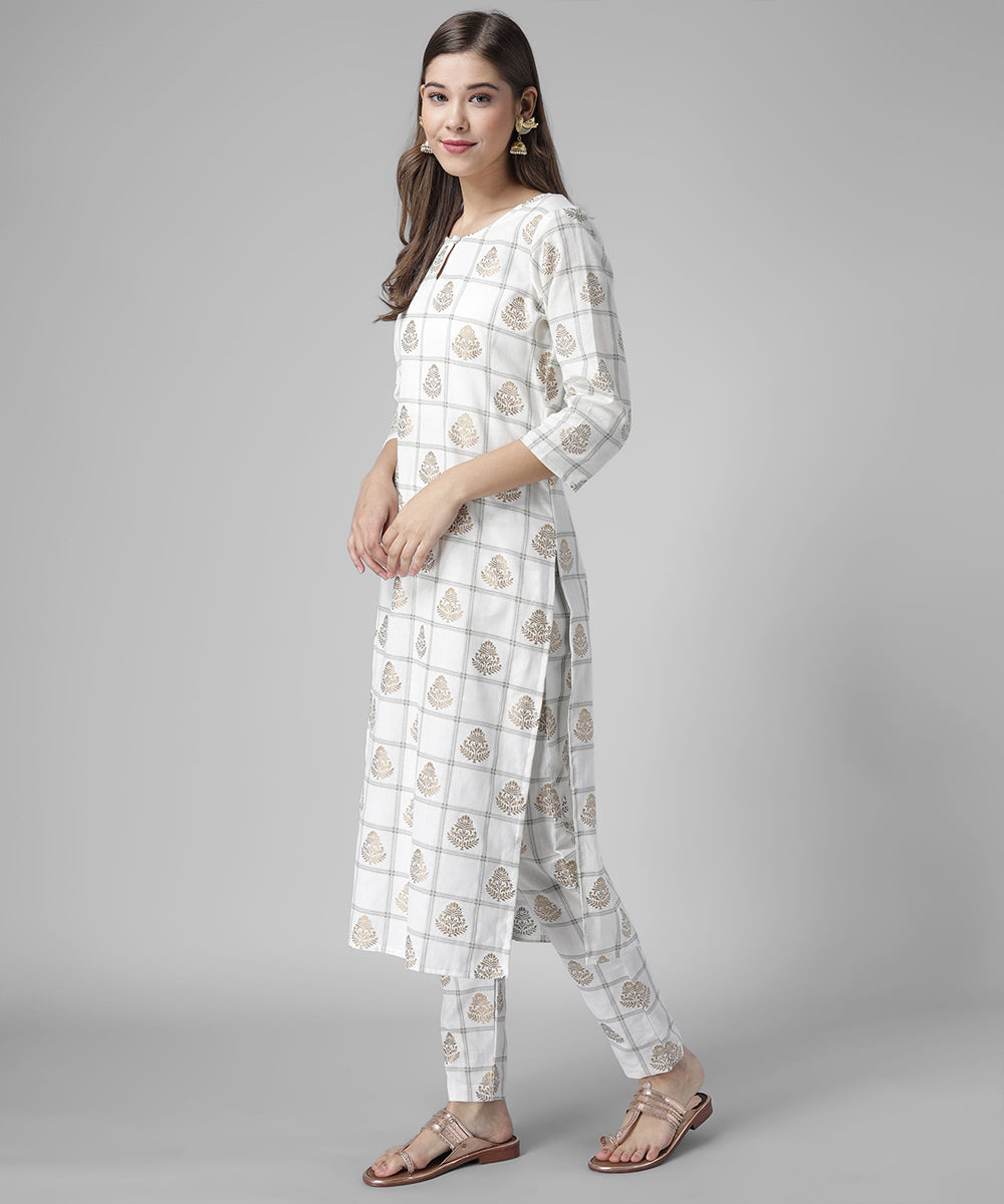 Printed Kutra Palazzo Set