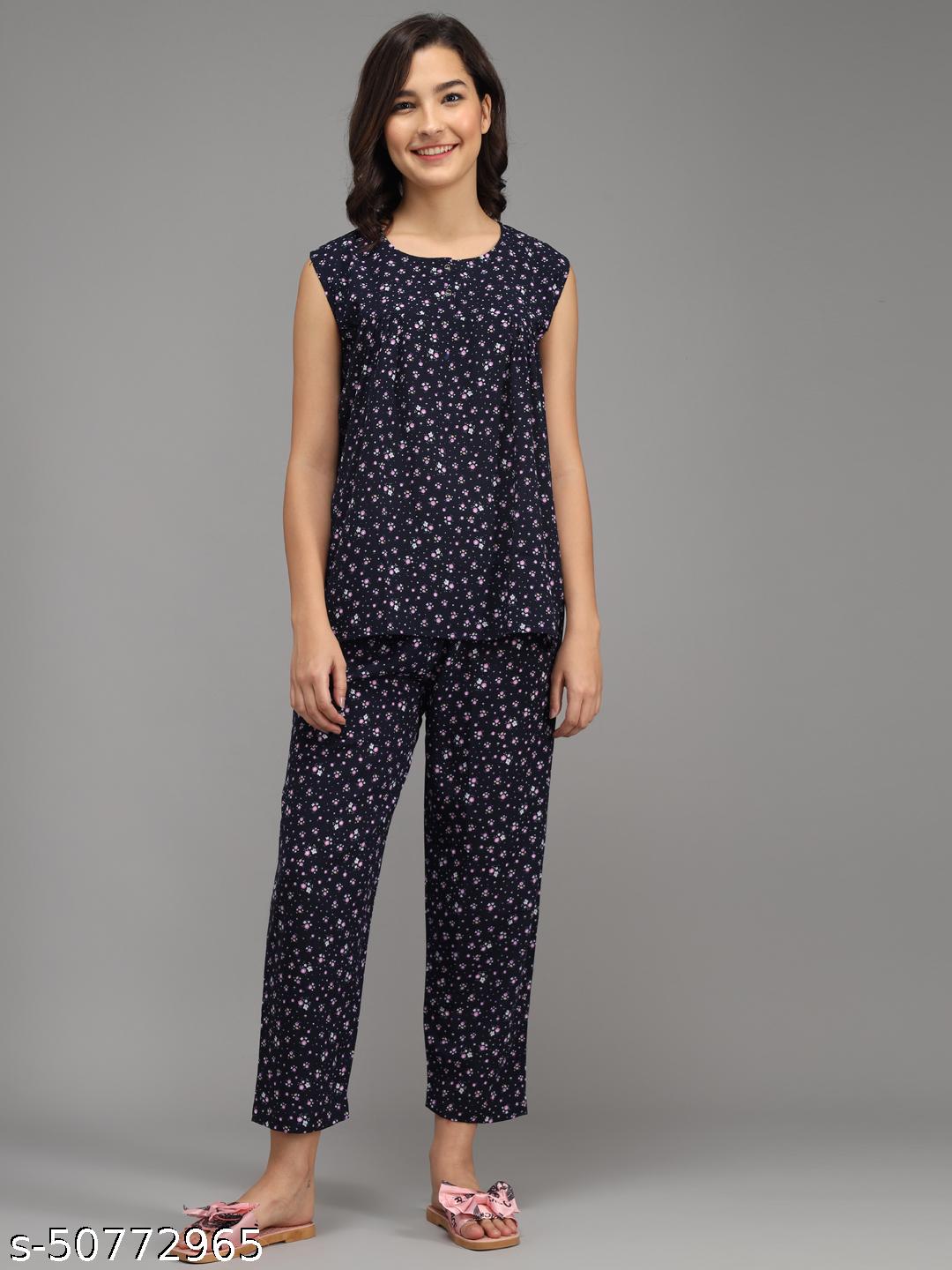 Rudraaksha Comfortable nght suit set for women