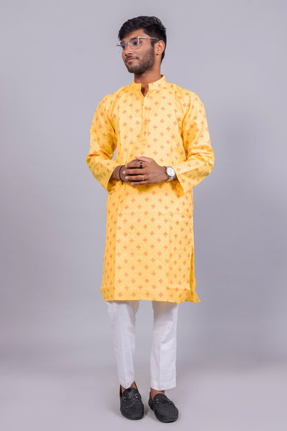 Men's Silk Kurta Pyjama Set