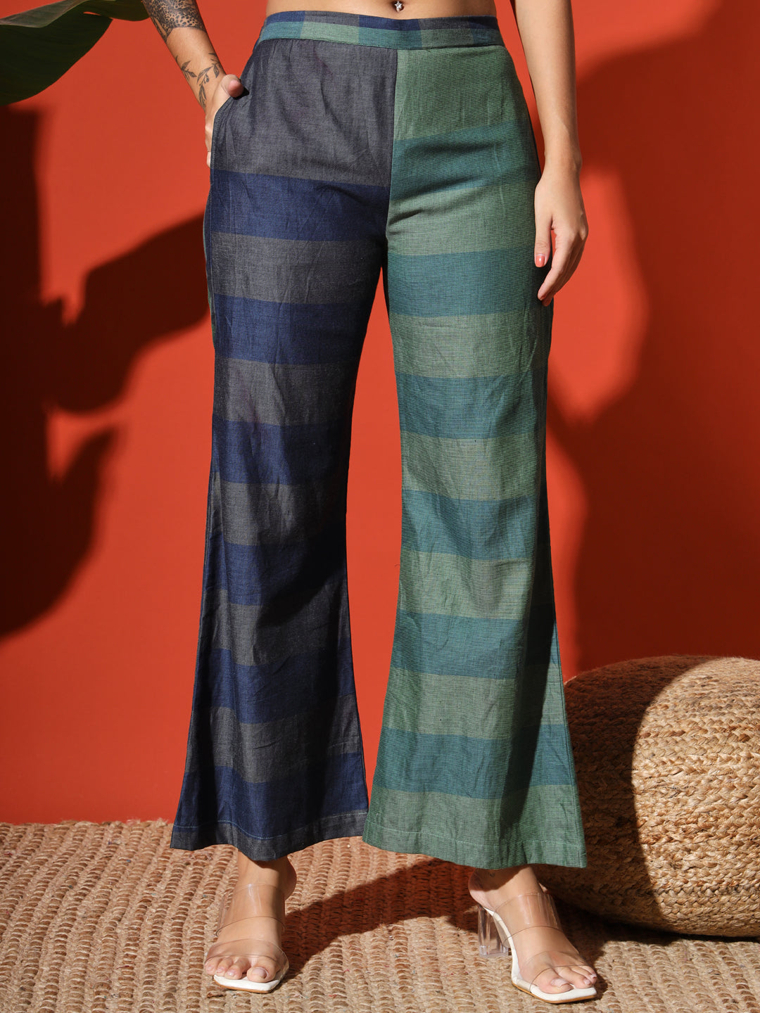 Crop Top and Palazzo Set