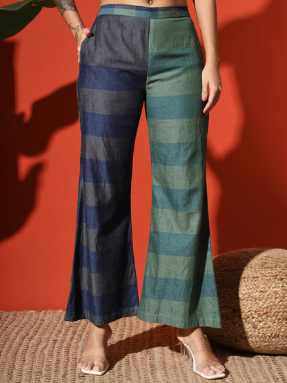 Crop Top and Palazzo Set
