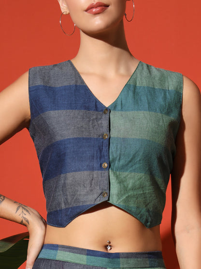 Crop Top and Palazzo Set