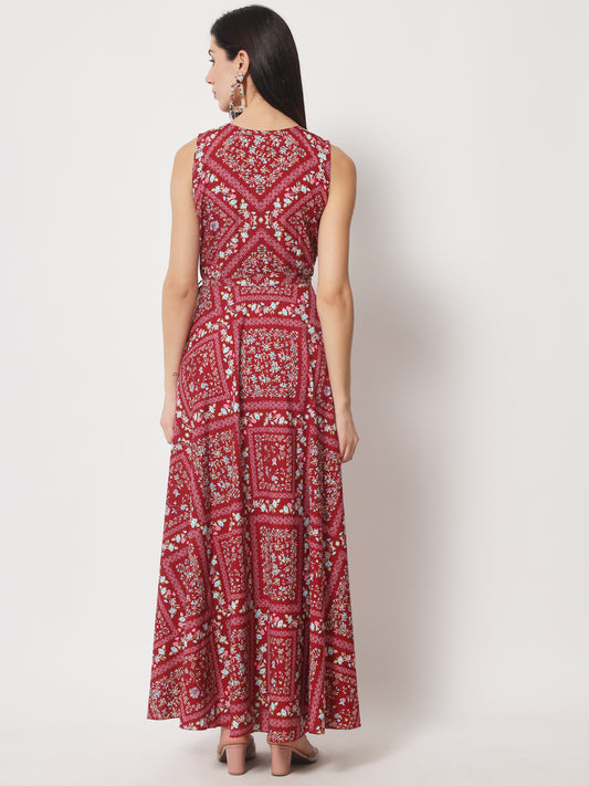 Rudraaksha stylish and trendy maxi dress for women