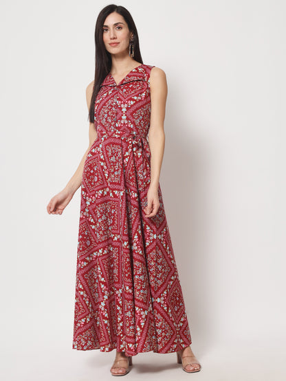 Rudraaksha stylish and trendy maxi dress for women