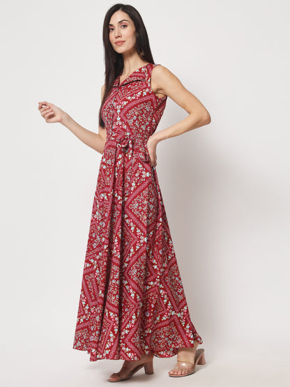Rudraaksha stylish and trendy maxi dress for women