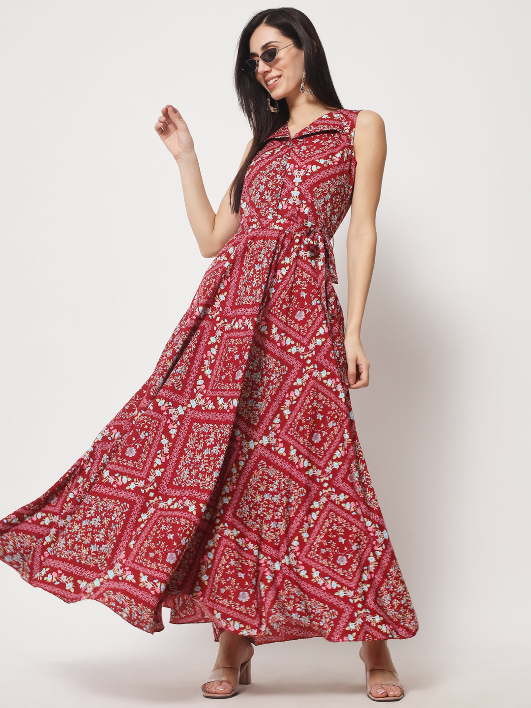 Rudraaksha stylish and trendy maxi dress for women