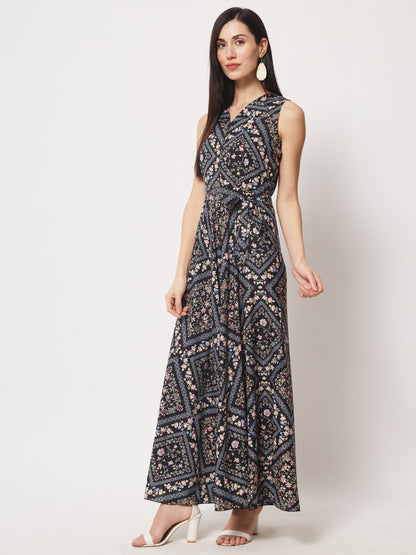 Rudraaksha stylish and trendy maxi dress for women