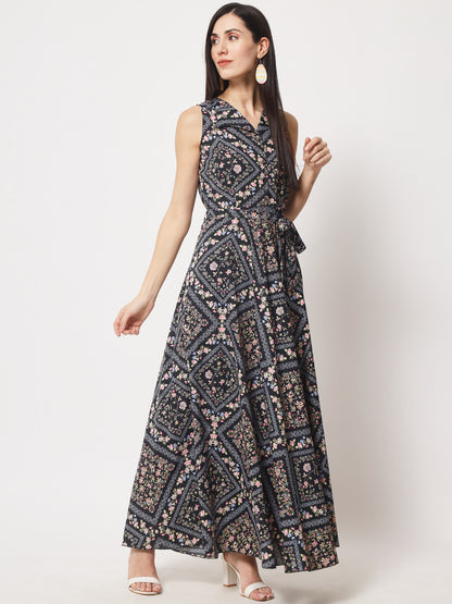 Rudraaksha stylish and trendy maxi dress for women