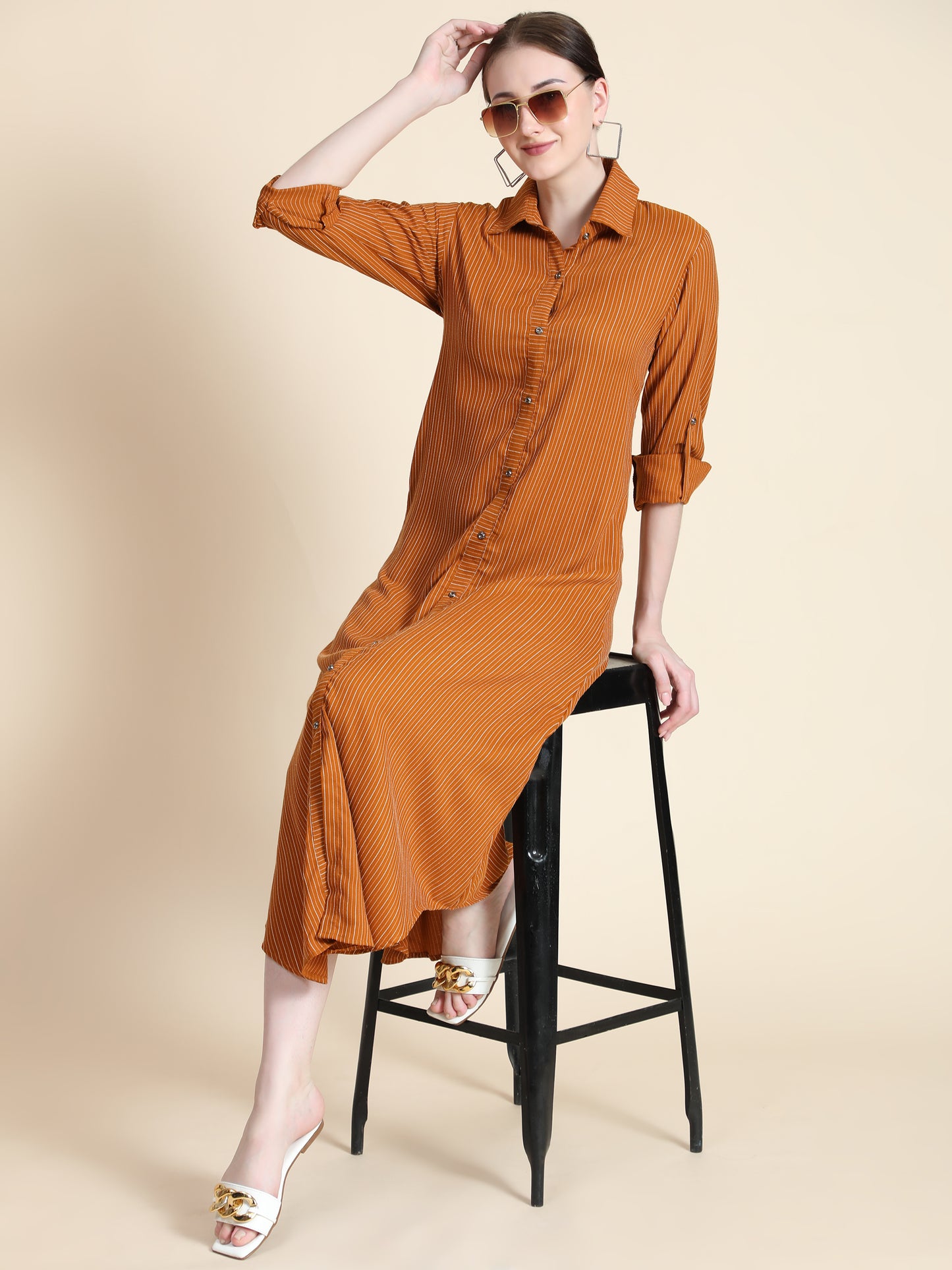 Rudraaksha Straight Kurta with Palazzo Set
