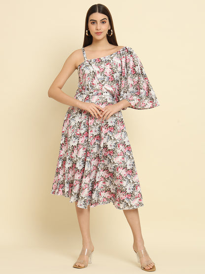 Rudraaksha One Shoulder Dress