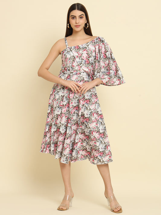 Rudraaksha One Shoulder Dress