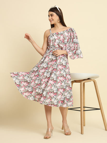 Rudraaksha One Shoulder Dress