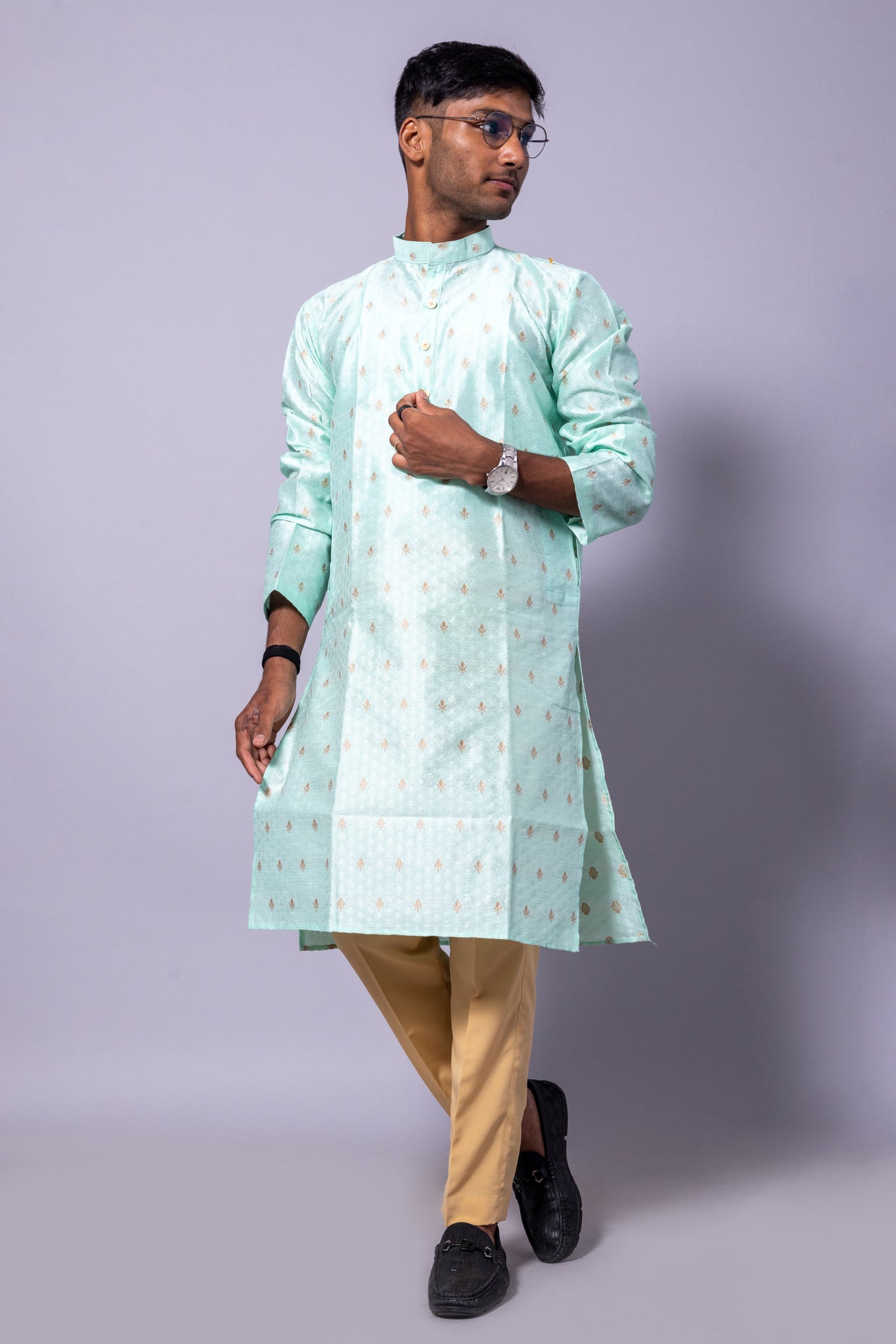 Men's Silk Kurta Pyjama Set
