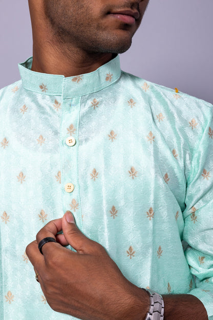 Men's Silk Kurta Pyjama Set